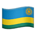 🇷🇼 flag: Rwanda display on Apple